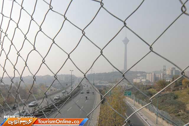 هوای تهران باز هم در شرایط ناسالم برای گروه های حساس هوای تهران باز هم در شرایط ناسالم برای گروه های حساس