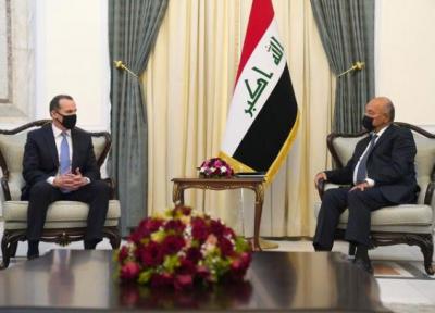 دیدار روسای جمهور و مجلس عراق با هیأت آمریکایی