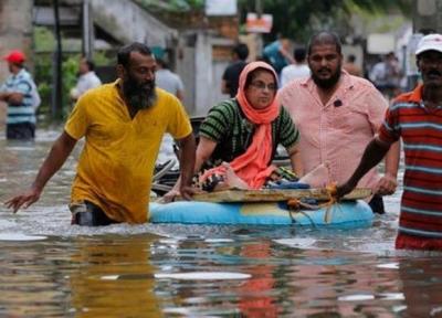 سیل و رانش زمین در سریلانکا 4 کشته برجای گذاشت