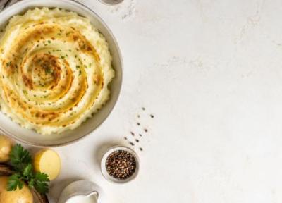 طرز تهیه پوره سیب زمینی با تهشیر؛ خامه ای و در کمتر از 30 دقیقه
